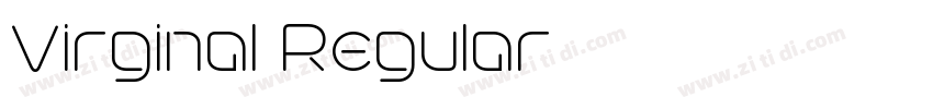 Virginal Regular字体转换 Virginal Regular字体转换
